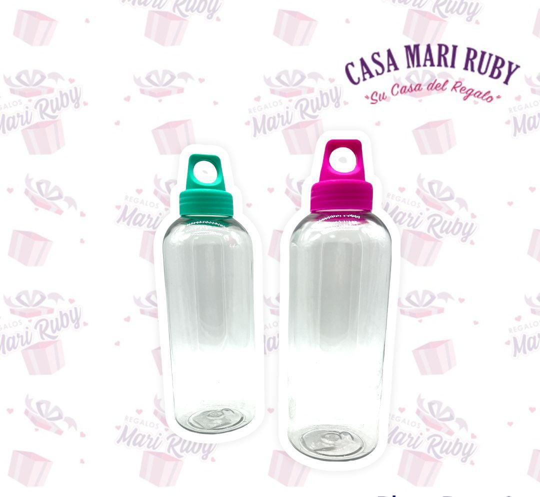 botella lays evelin con tapa de color